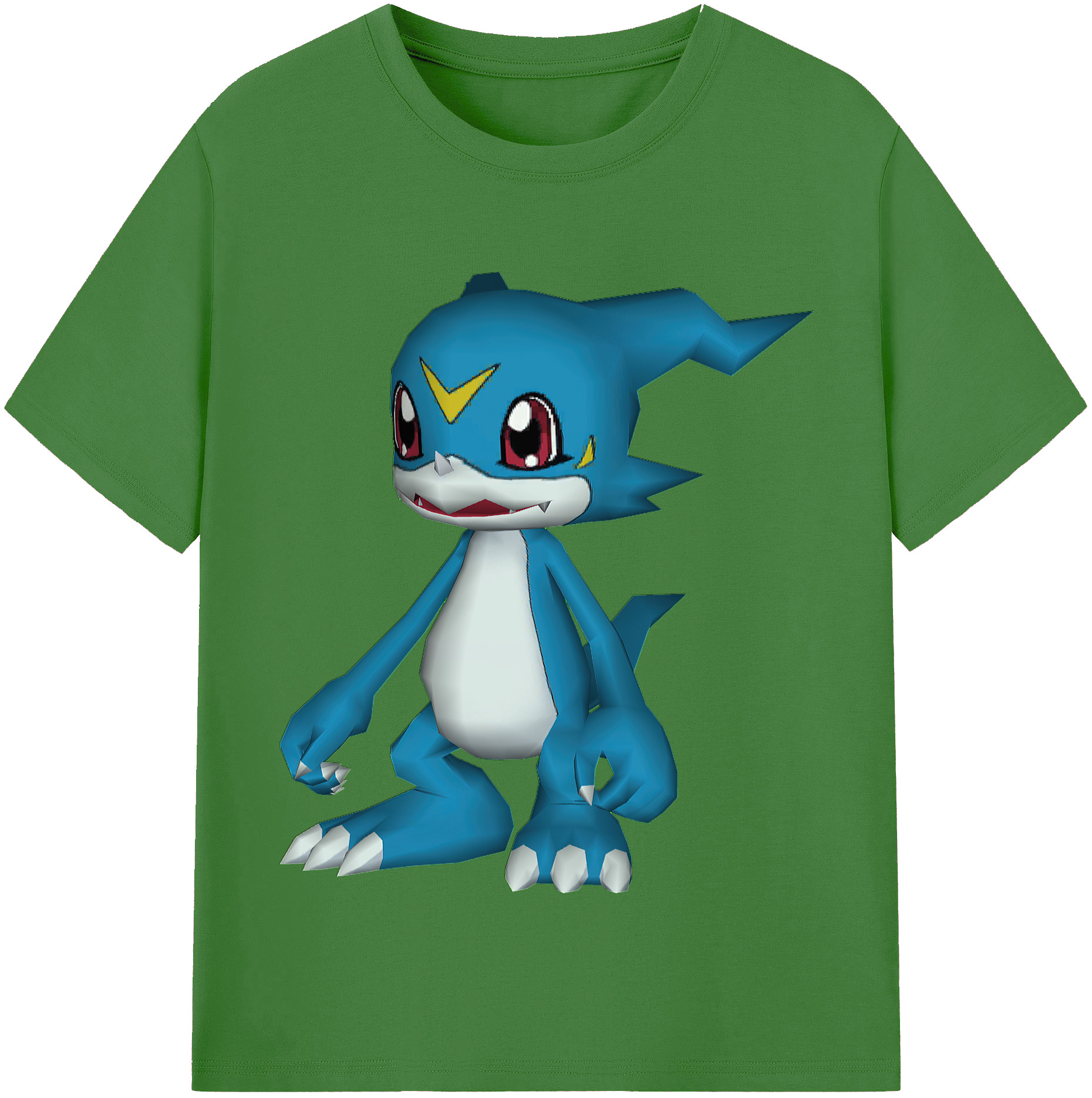 （画像用） Digimon デジタルモンスター/デジモン レディースカジュアルプリントTシャツ（綿100％）